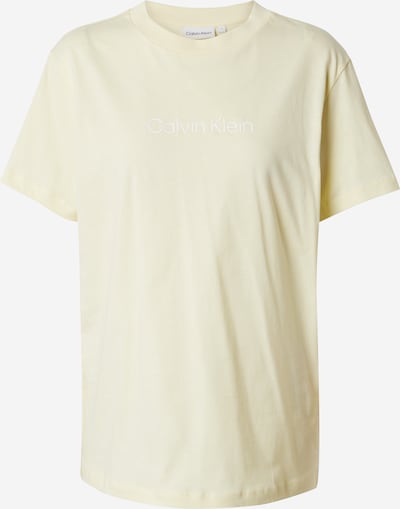 Calvin Klein T-Shirt 'HERO' in gelb / weiß, Produktansicht