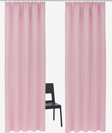 MY HOME Curtains & Drapes in Pink: front