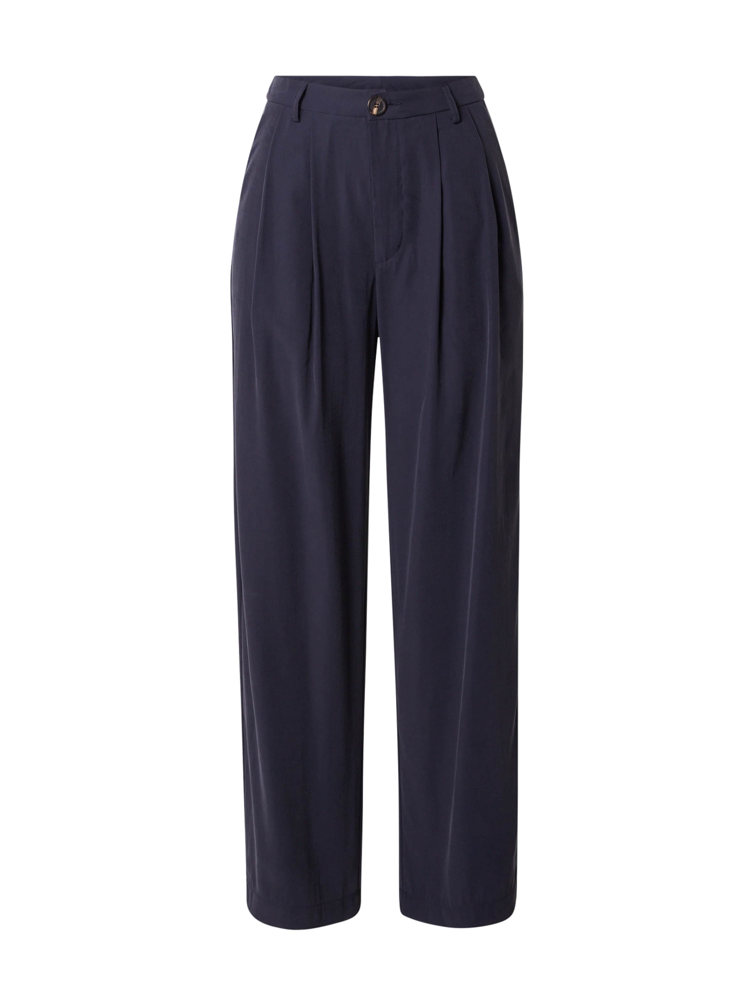 Moves Pleat-Front Pants 'Nimma' in Blue: front