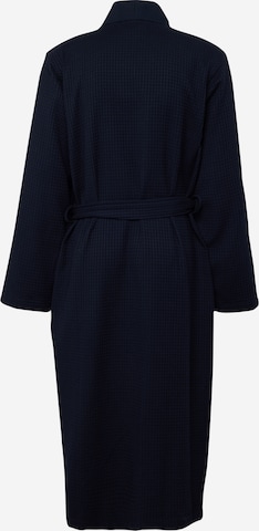 BOSS Black Long Bathrobe in Blue