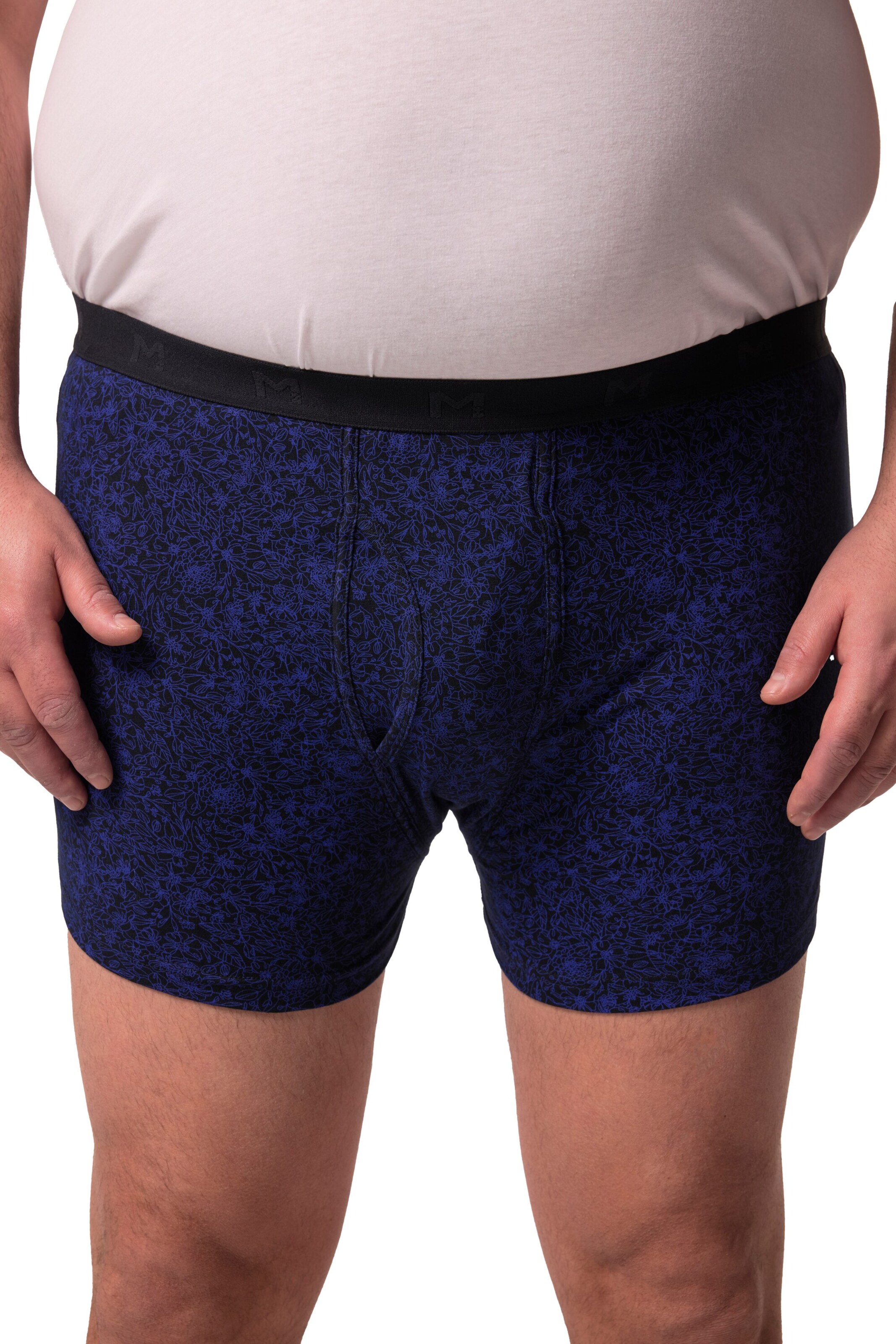Men Plus Boxer shorts in Blue: front