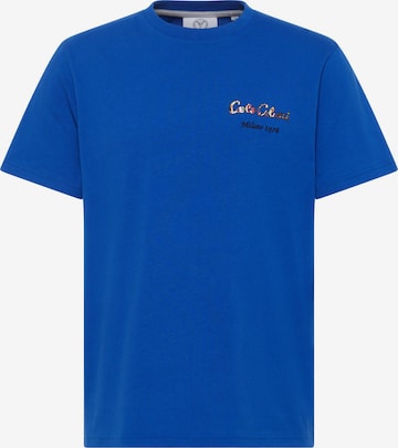 T-Shirt ' di Cosimo ' Carlo Colucci en bleu : devant