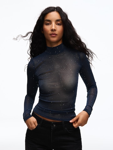 Maglietta di Bershka in blu: frontale