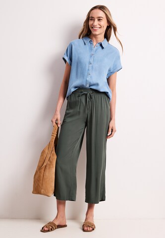 STREET ONE Wide leg Pants in Green