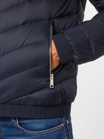 ARMANI EXCHANGE Zimska jakna | modra barva