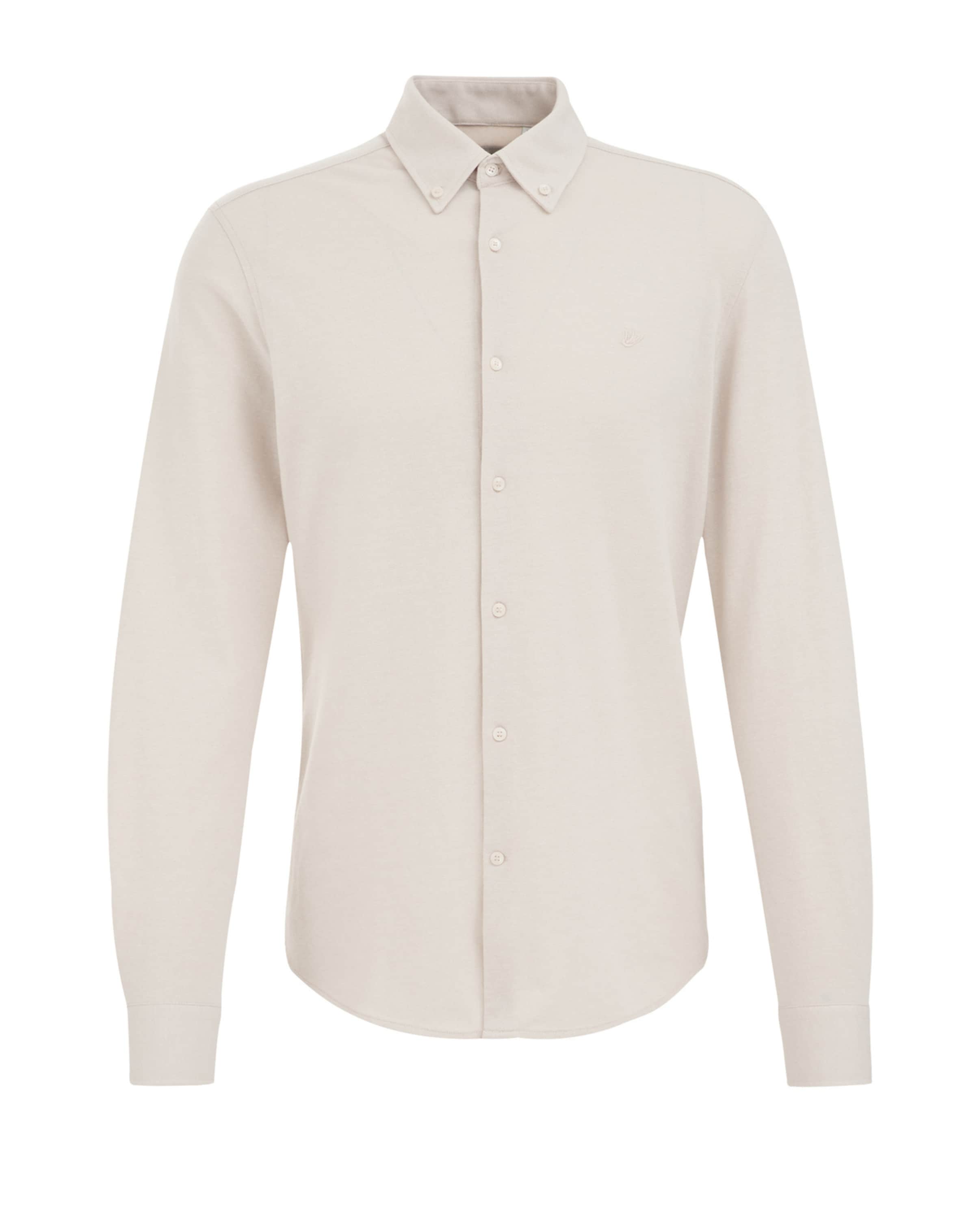 WE Fashion Triiksärk, värv valge: eest vaates