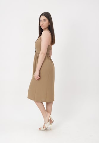 Elara Sommerkjole i brun