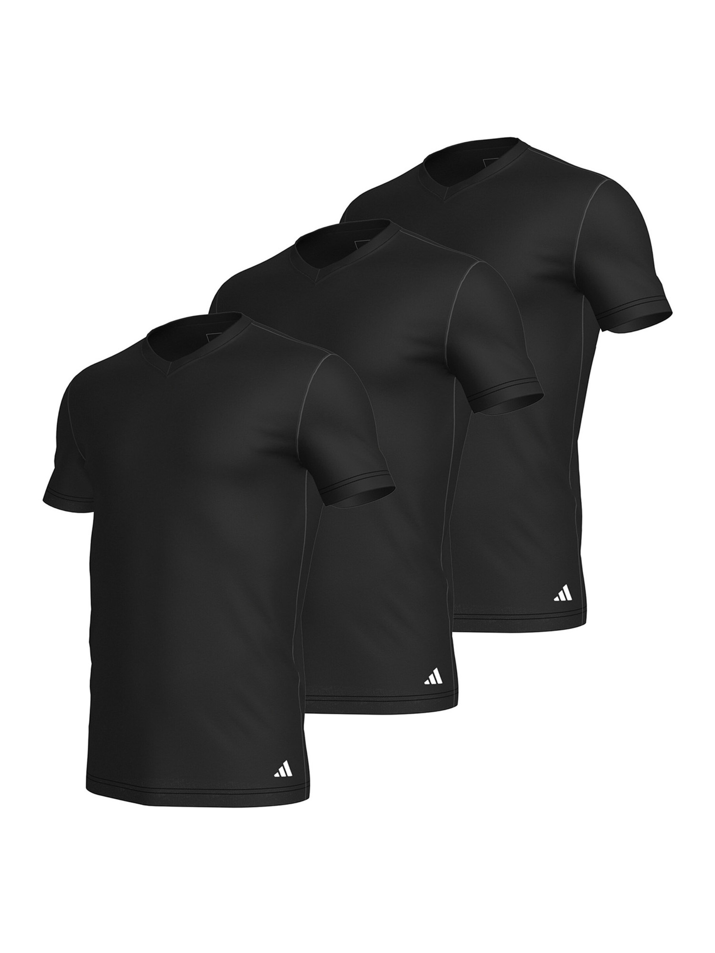 ADIDAS SPORTSWEAR Shirt ' Active Core Cotton ' in Black: front