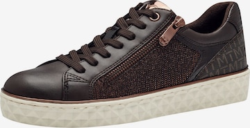 MARCO TOZZI Platform trainers in Brown: front