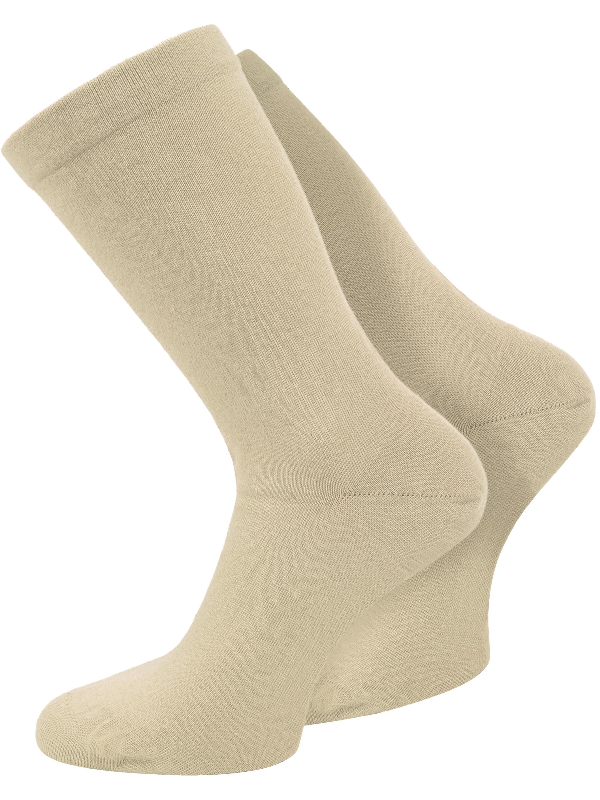 Chaussettes normani en beige