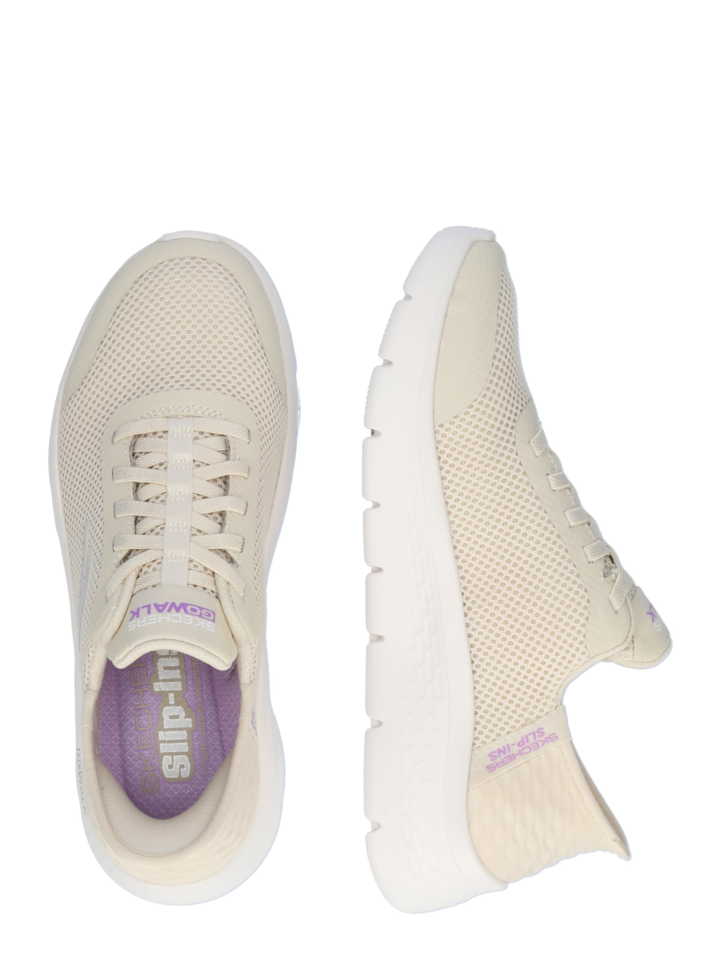 Baskets basses 'Go Walk Flex - Grand Entry' SKECHERS en blanc