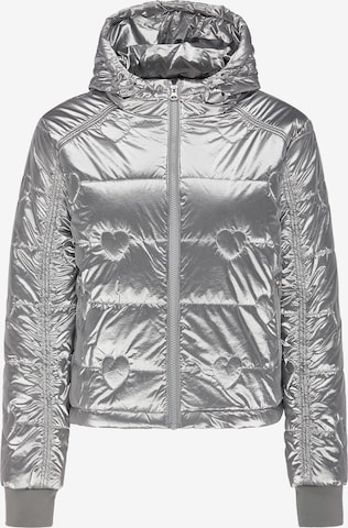MYMO - Chaqueta de entretiempo en plata: frente