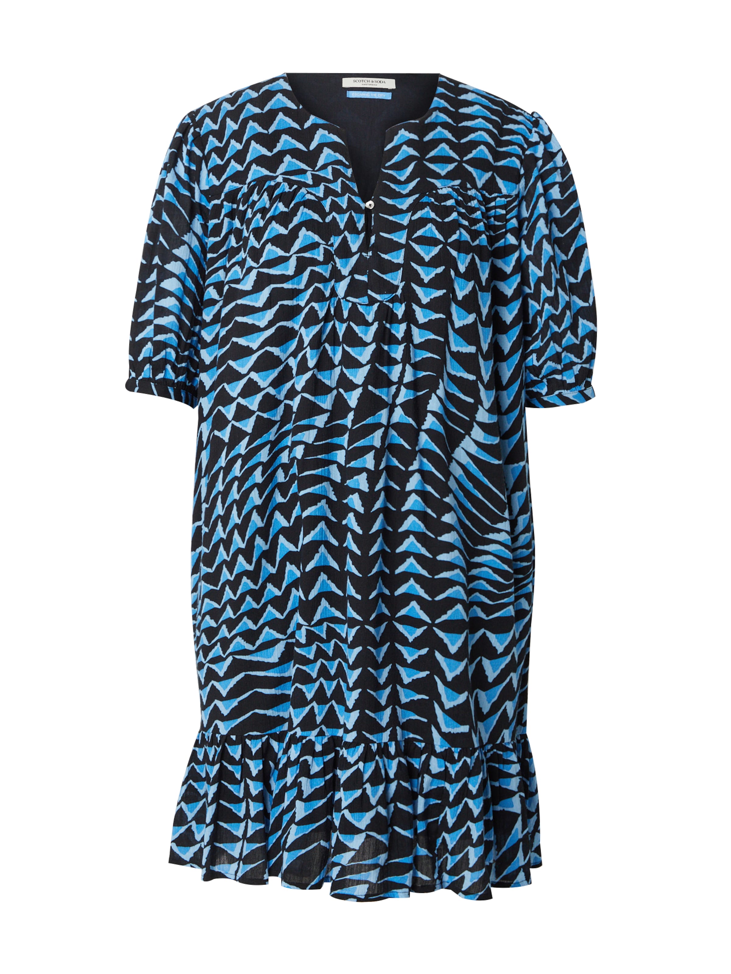 SCOTCH &amp; SODA Jurk in Blauw: voorkant