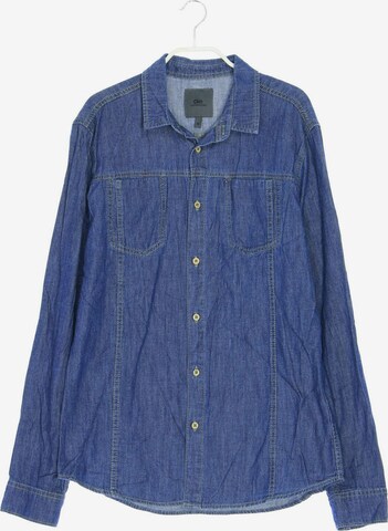 CLOCKHOUSE by C&A Button Up Shirt in M in Blue: front