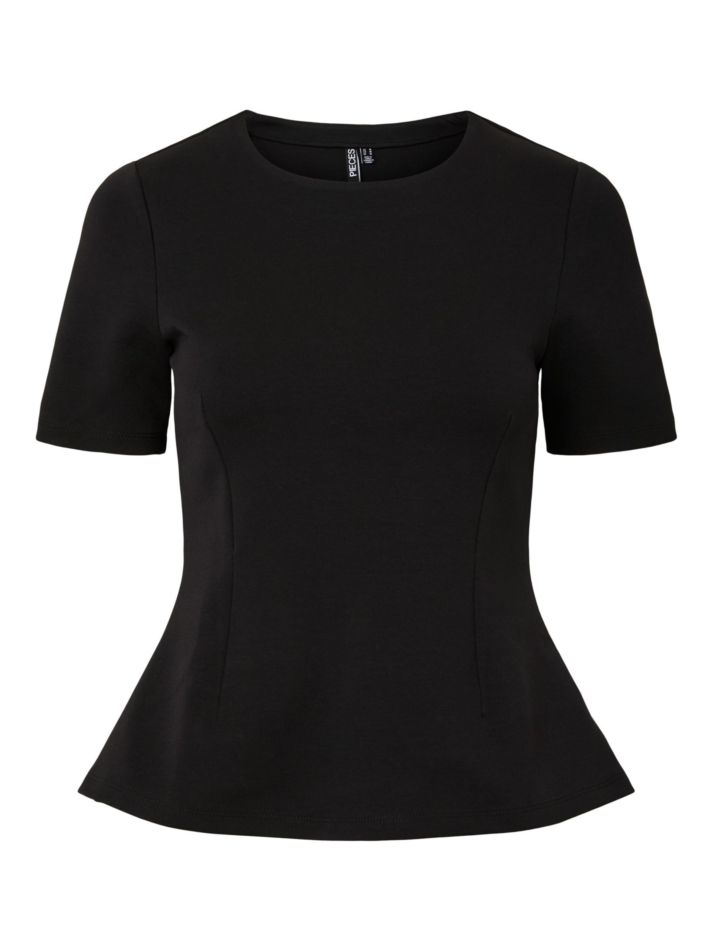 T-shirt 'PCLilu' PIECES en noir : devant