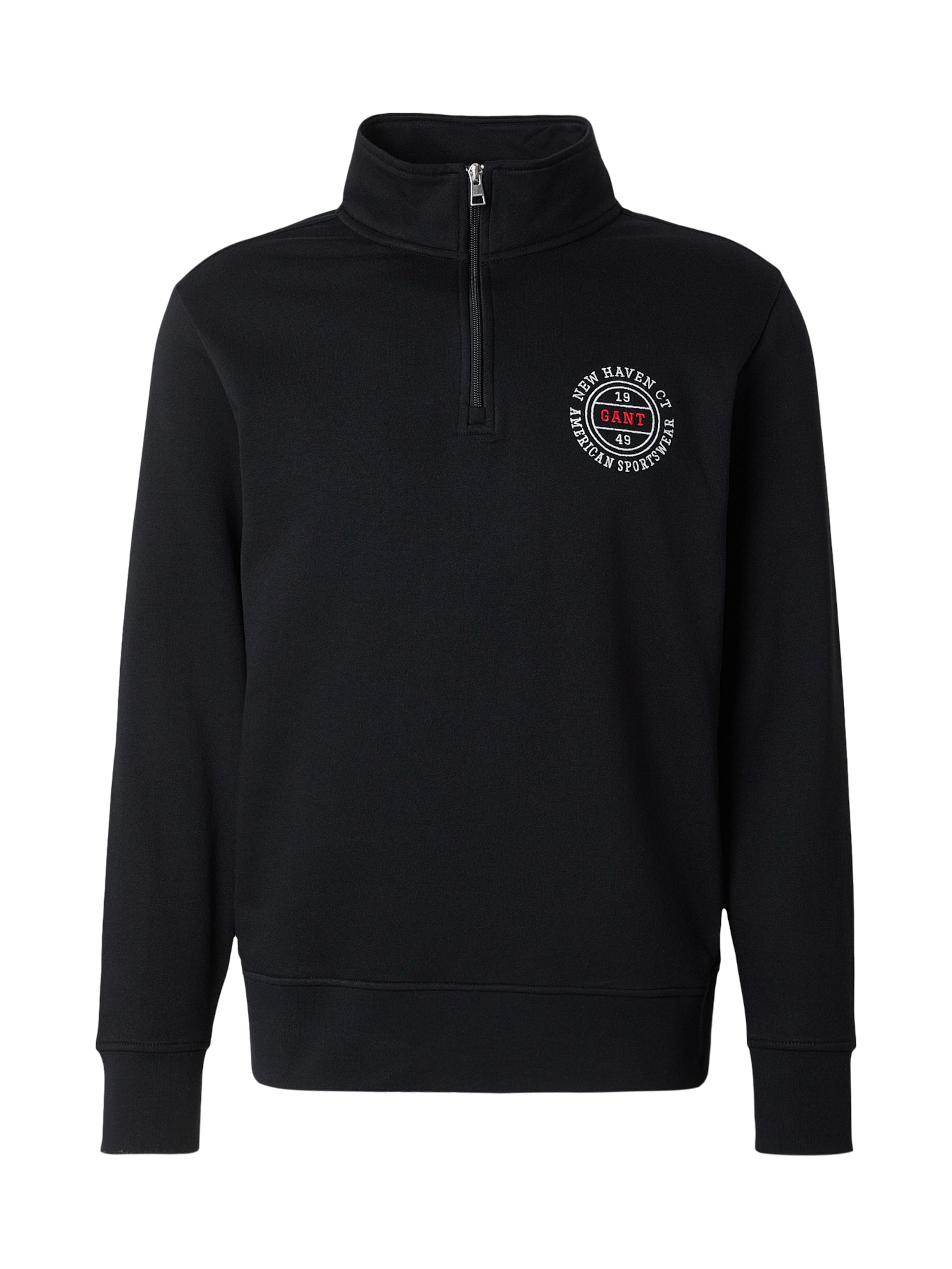 GANT Sweat-shirt en rouge / noir / blanc, Vue avec produit