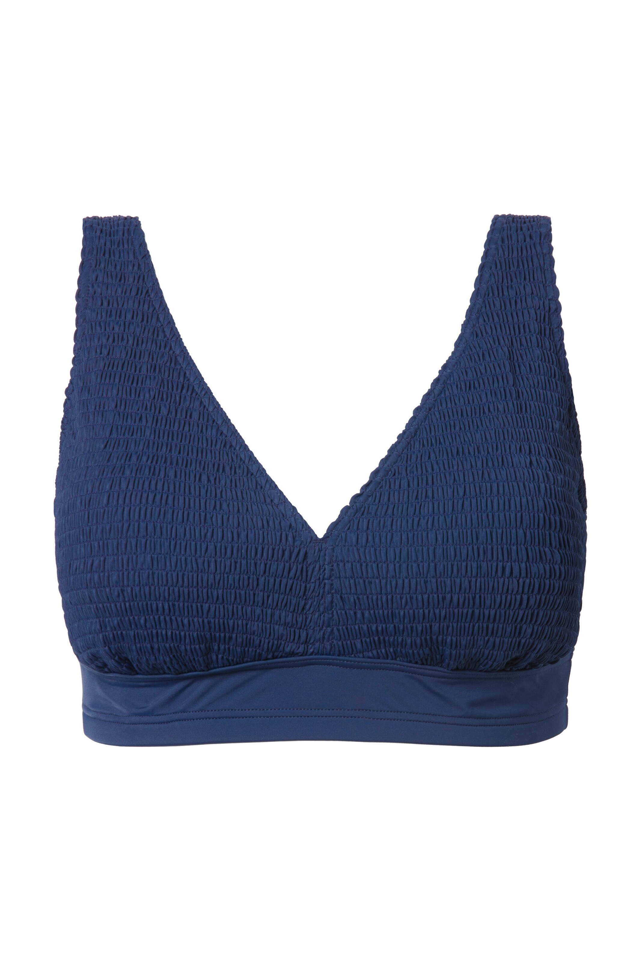 Studio Untold Bustier Bikinitop in Blauw: voorkant