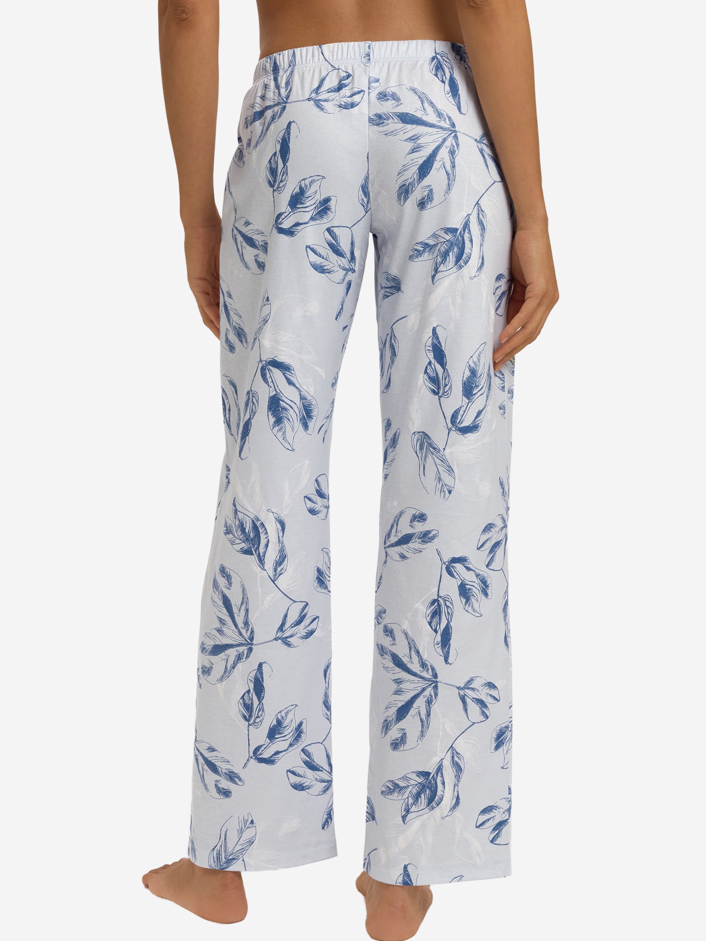 Hanro Pyjamabroek ' Loungy Nights ' in Blauw