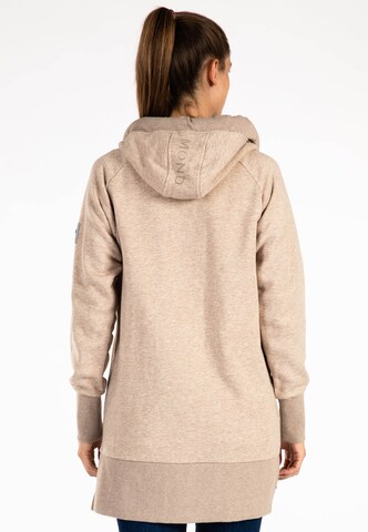 ViertelMond Sweatjacke 'Varinja' in Beige