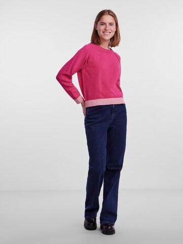 PIECES - Pullover 'Nistra' em rosa