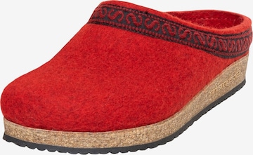 Stegmann Clogs 'Filzclogs Stegmann 108' in Red: front