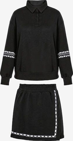 Tenue d'intérieur Imily Bela en noir : devant