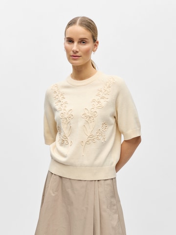 OBJECT Pullover 'OBJLANEY RUBIN' in Beige: Vorderseite