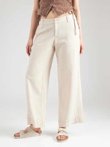 Wide leg Pantaloni 'LIVVY' di HOLLISTER in beige: frontale