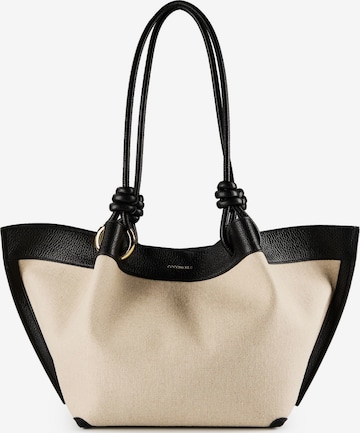 Cabas 'Finn' Coccinelle en beige : devant