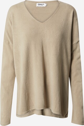 ONLY Pullover 'AMALIA' i beige: forside