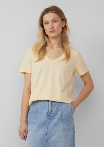 s.Oliver Shirt in Geel: voorkant
