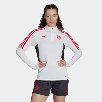 Sweat de sport 'FC Bayern München Condivo 22' ADIDAS SPORTSWEAR en blanc : devant