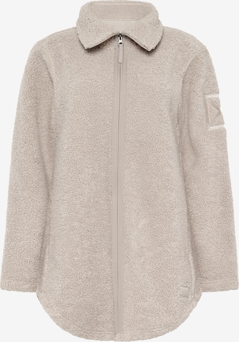 Didriksons Fleecejacke 'Umi' in Beige: Vorderseite