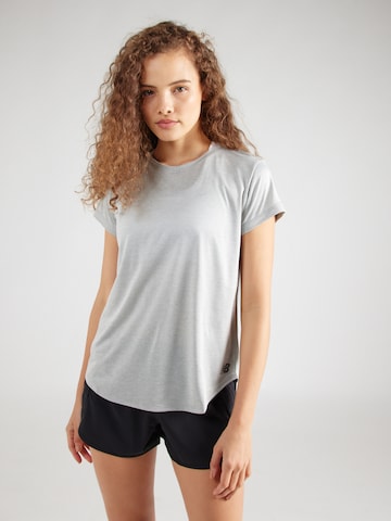 new balance Functioneel shirt 'Core Heather' in Grijs: voorkant