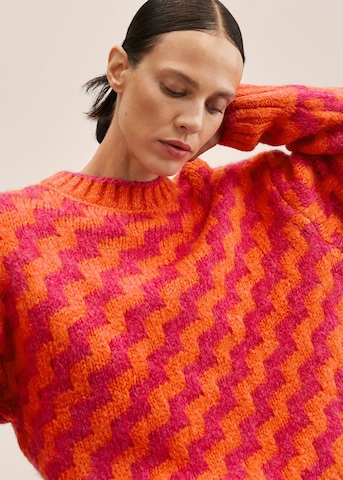 MANGO Pullover i orange