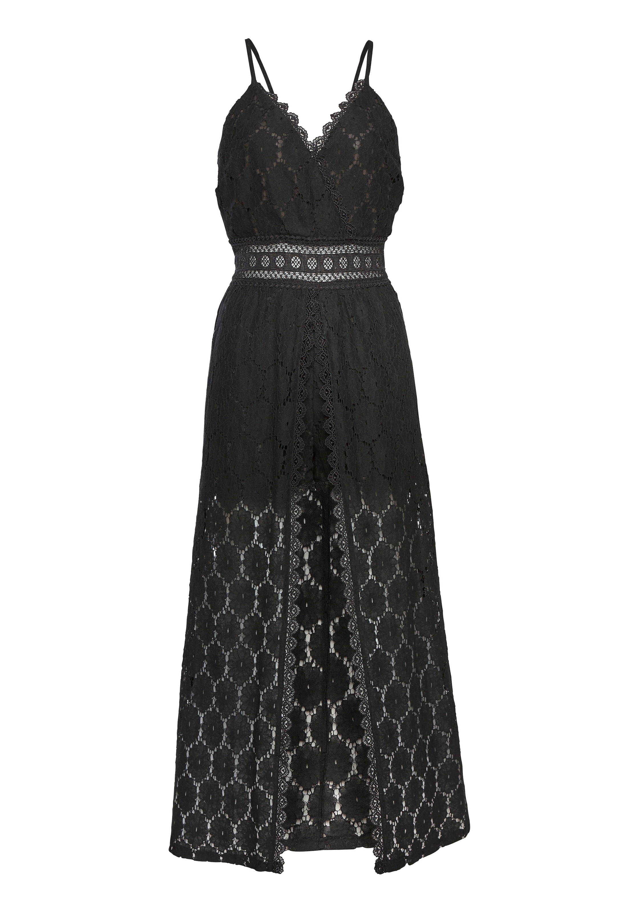 VIVANCE Summer Dress in Black: front