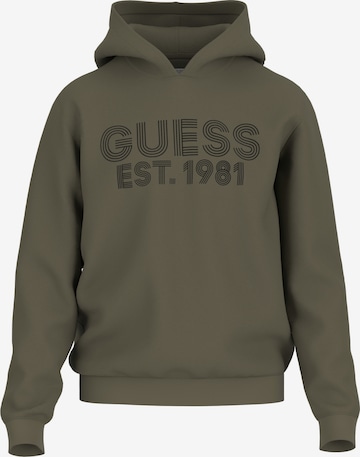 Sweat-shirt 'BEAU' GUESS en vert : devant