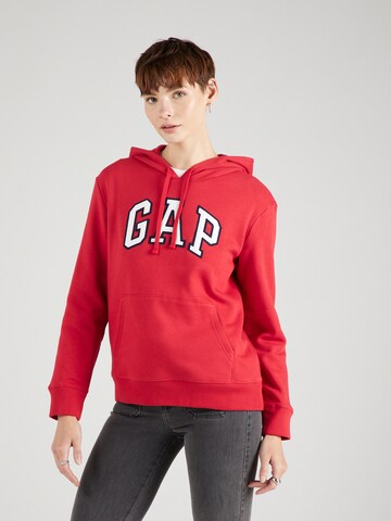 GAP Sweatshirt 'HERITAGE' in Rood: voorkant