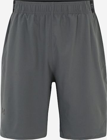 UNDER ARMOUR Regular Workout Pants 'Vanish' in Grey: front