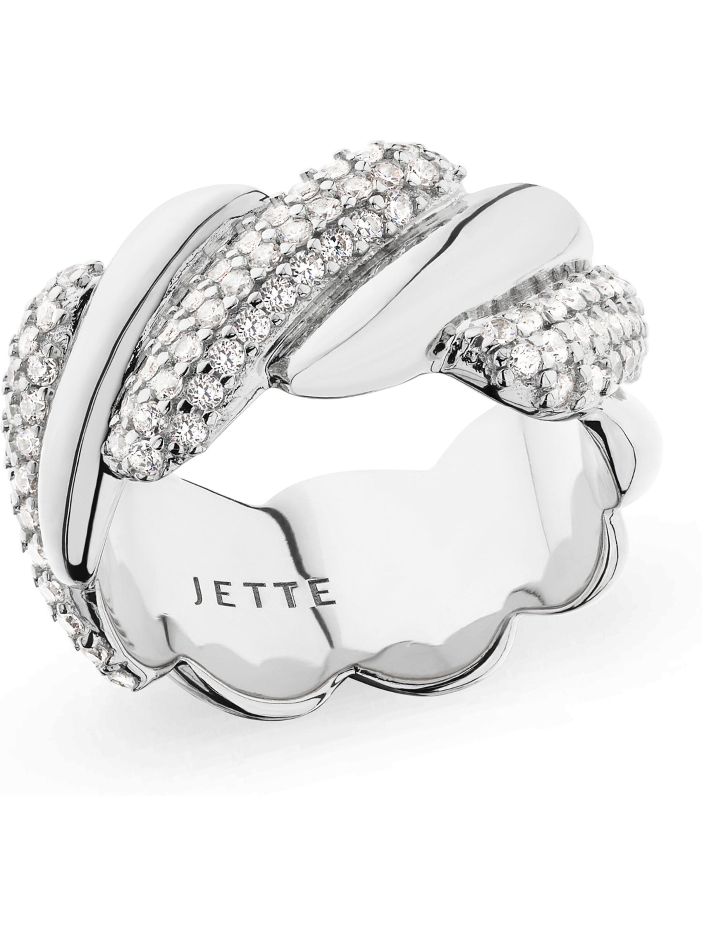 JETTE Ring in Silber