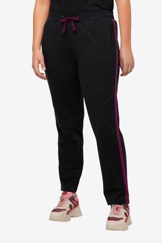 Regular Pantalon Ulla Popken en noir : devant