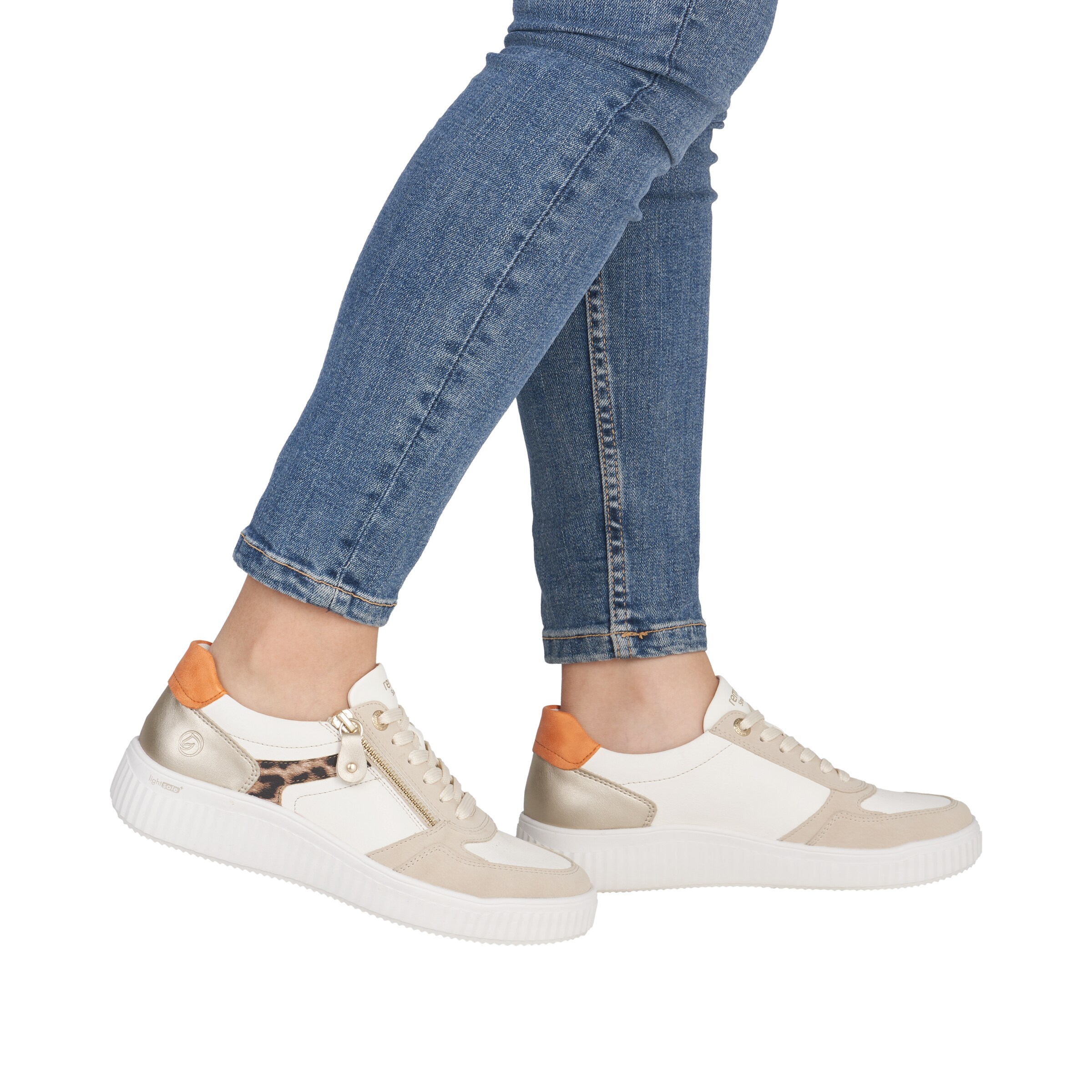 Sneaker bassa di REMONTE in beige