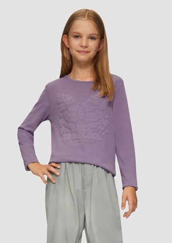 s.Oliver Shirt in Lila: Vorderseite