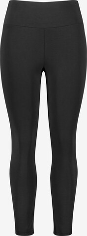 SAMOON Skinny Leggings 'Radler' in Zwart: voorkant