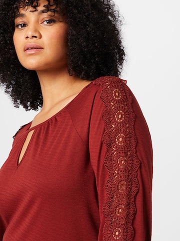 ABOUT YOU Curvy Shirt 'Jeanina' in Rot