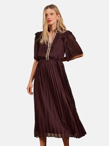 love & roses Kleid in Braun: Vorderseite