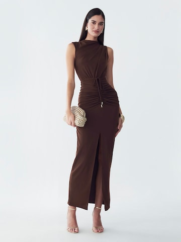 BWLDR Kleid 'Flora' in Braun