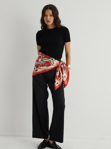 Écharpe SILK & CASHMERE en rouge : devant