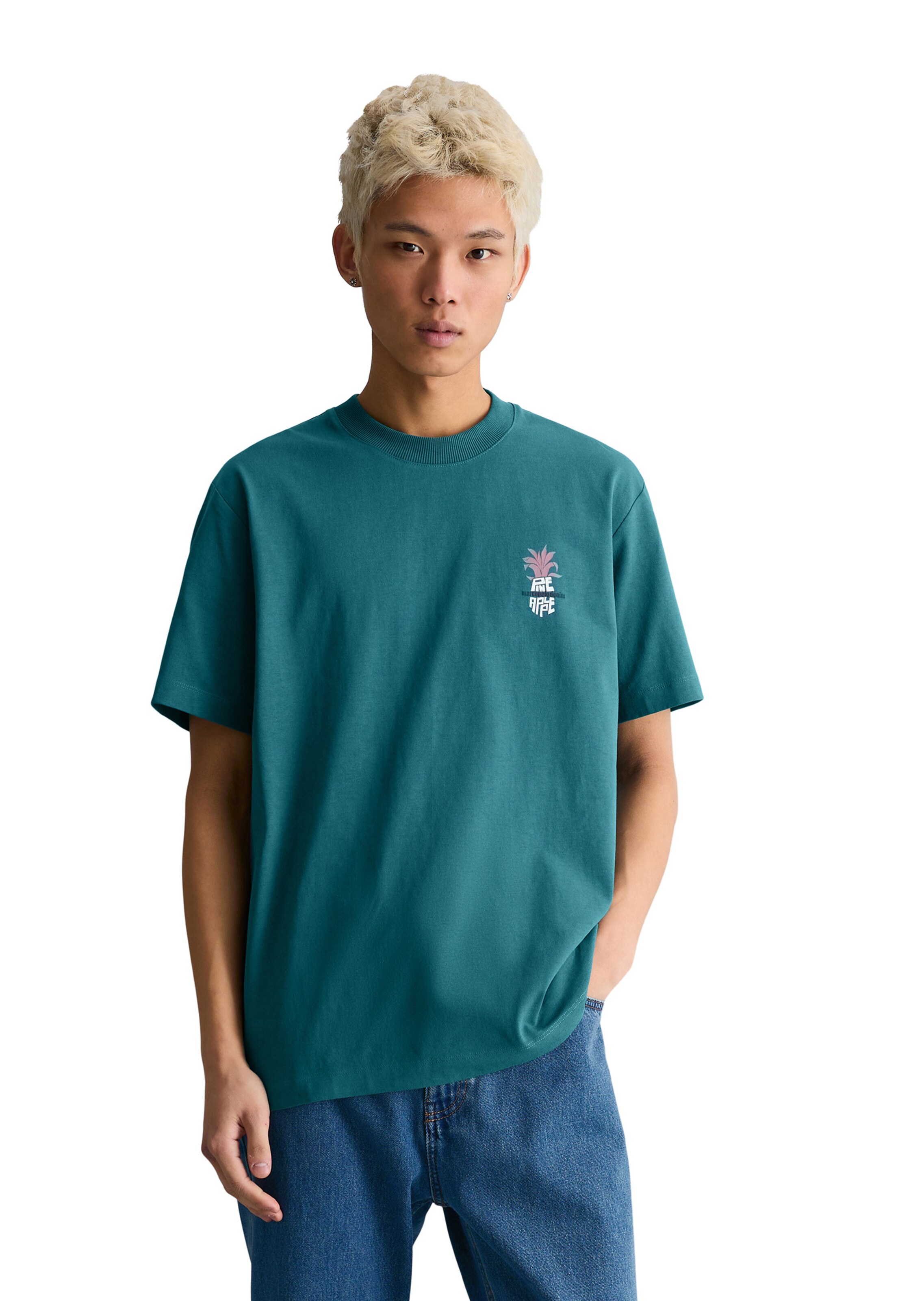 T-Shirt Marc O'Polo DENIM en vert : devant