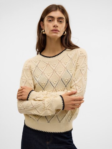VERO MODA Свитер 'VMJULIAN' в Бежевый